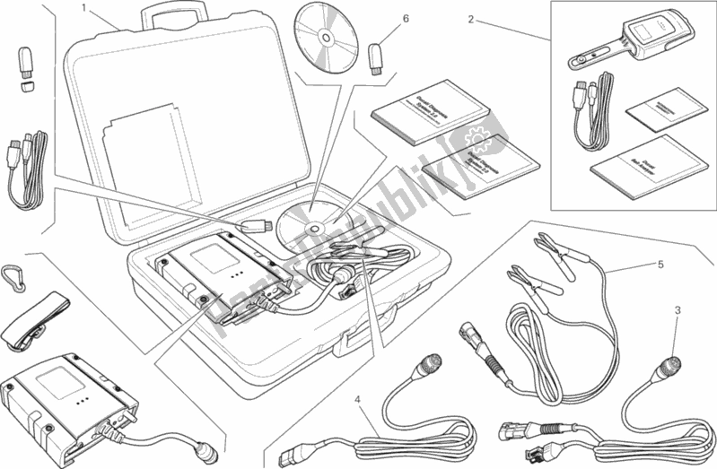 All parts for the Dds (2) Tester of the Ducati Scrambler Full Throttle 803 2017